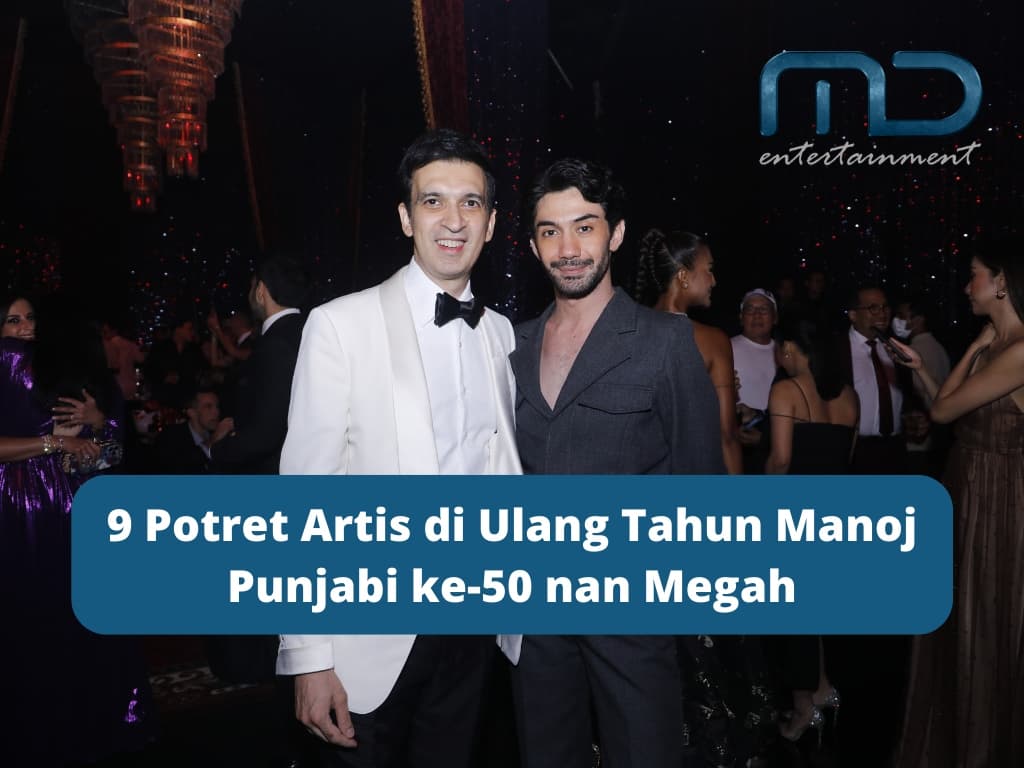 9 Potret Artis di Ulang Tahun Manoj Punjabi ke-50 nan Megah
