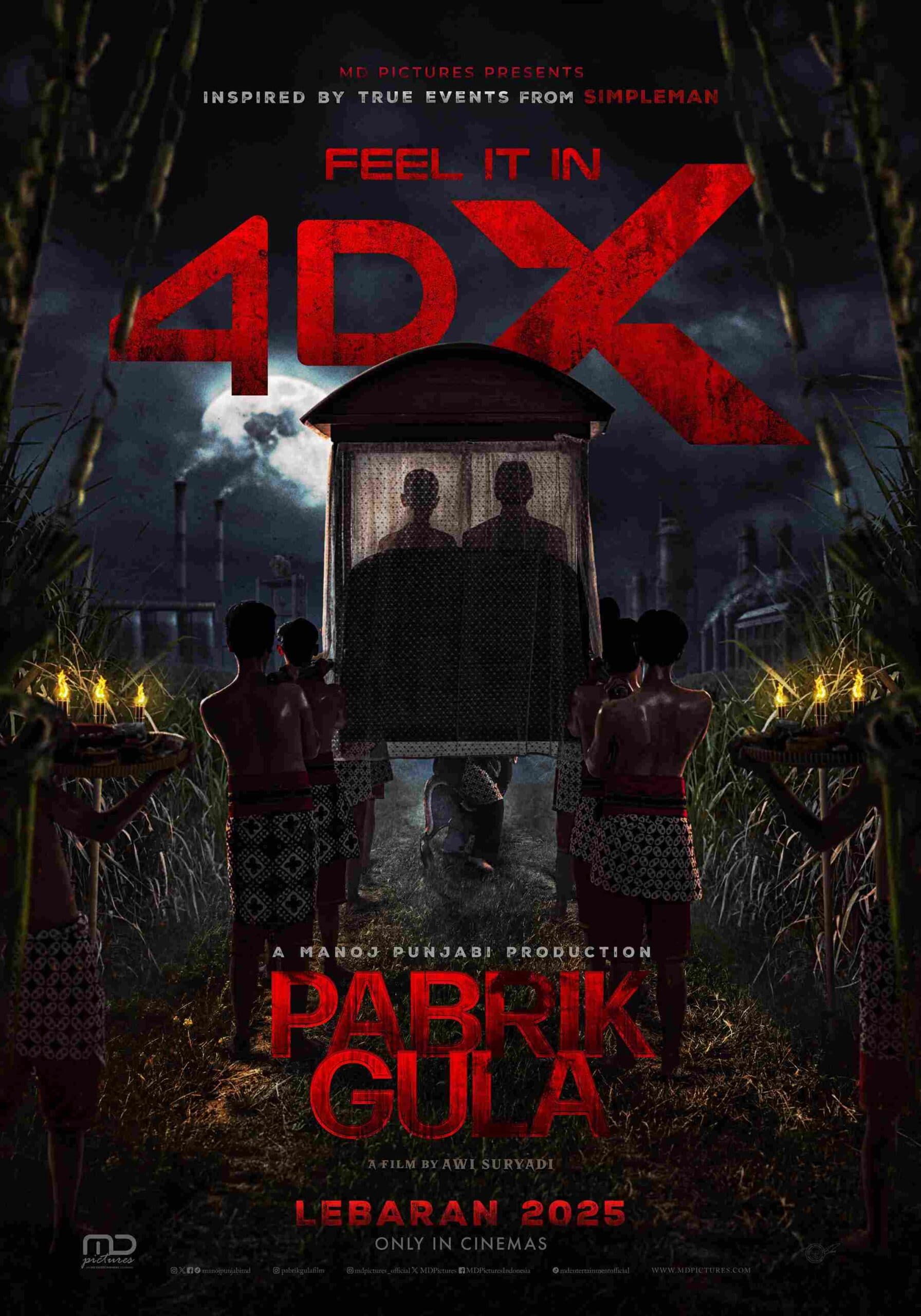 MD Pictures Rilis Official Poster “Pabrik Gula” dalam Format 4DX