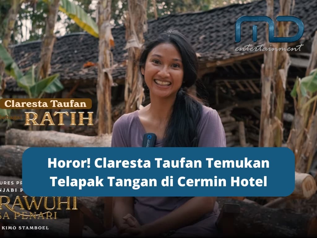 Horor! Claresta Taufan Temukan Telapak Tangan di Cermin Hotel