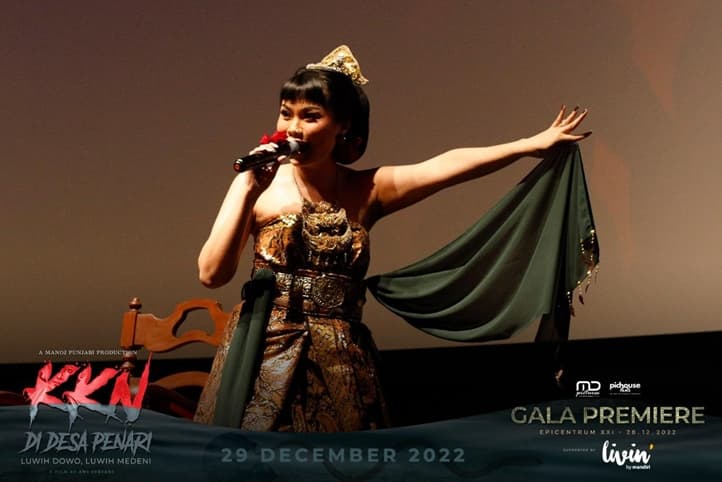 Lagu Kinanti DHAT Dinyanyikan saat Gala Premiere KKN di Desa Penari Luwih Dowo Luwih Medeni