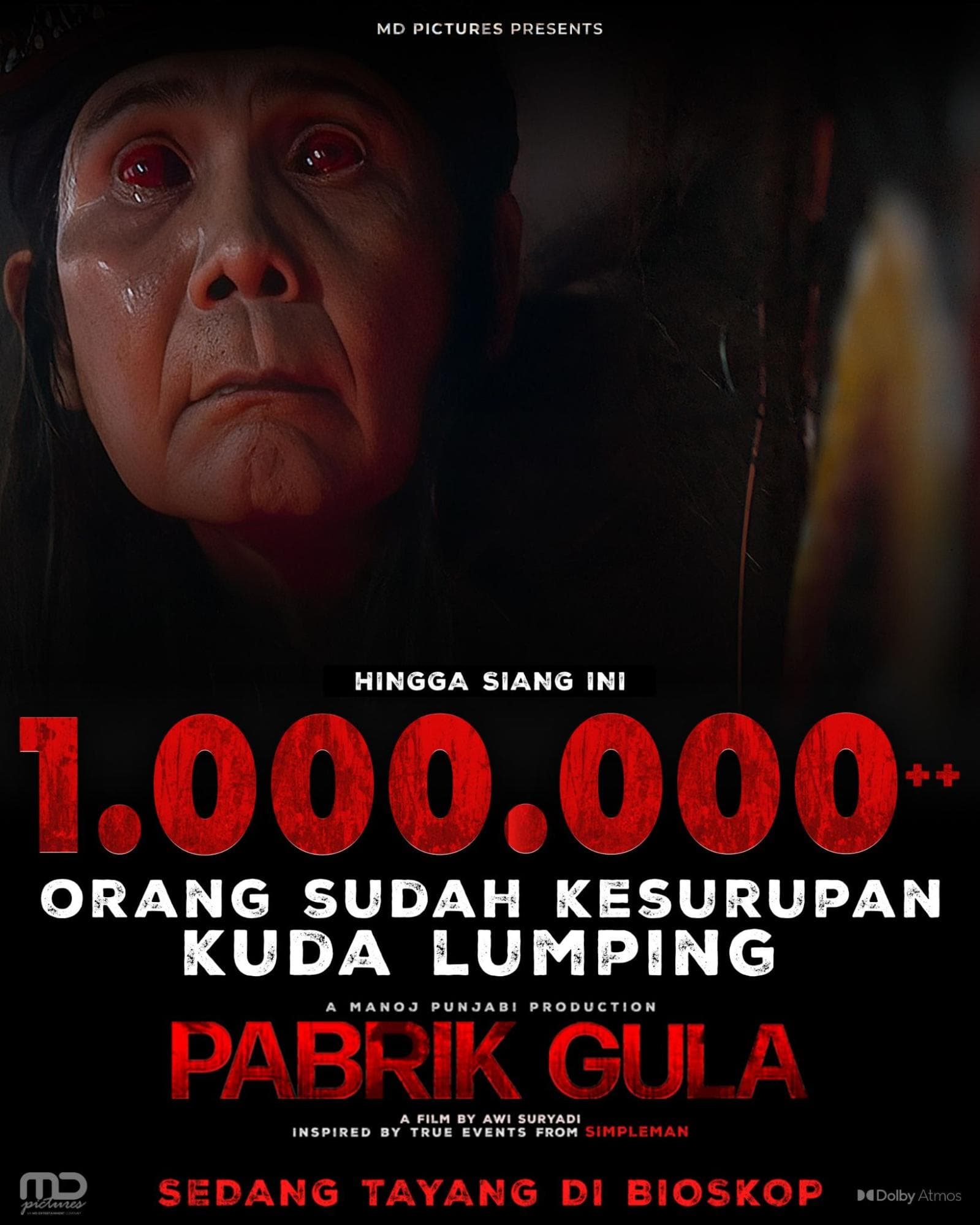 Pabrik Gula Pecahkan Rekor 2025, Capai 1 Juta Penonton Kurang dari 4 Hari