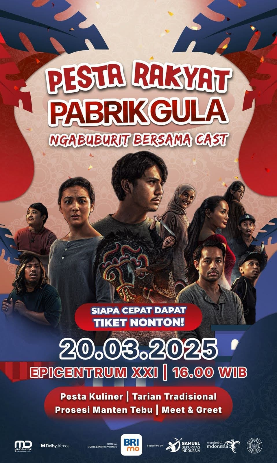 MD Pictures Held “Pesta Rakyat” Event with “Pabrik Gula” Cast