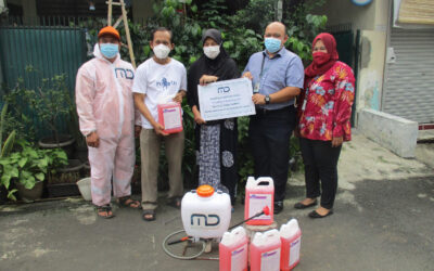 CSR Activities – Bantuan Penyemprotan Disinfektan di lingkungan kelurahan Setiabudi, Jakarta Selatan