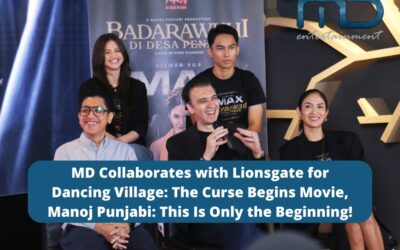 MD Collaborates with Lionsgate for Dancing Village: The Curse Begins Movie, Manoj Punjabi: This Is Only the Beginning!